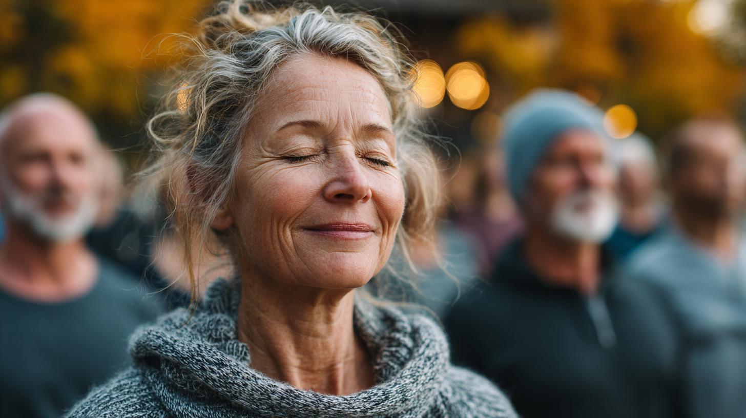Елена Николова демонстрира йога пози в студио